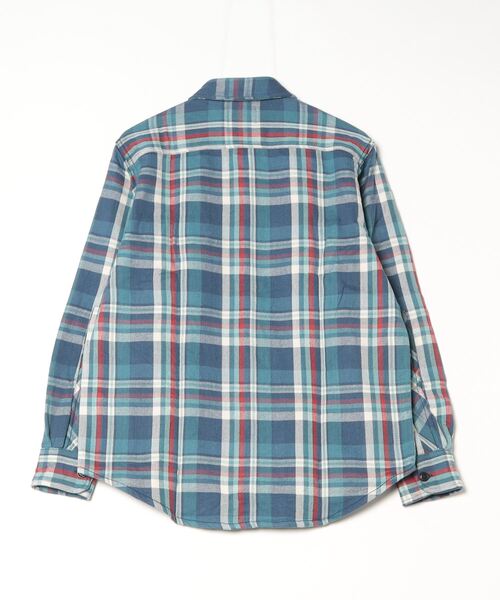 Coffee & Cigarettes（コーヒーアンドシガレッツ）の「10B7  Heavy Flannel One Wash Work Shirt / ヘビーネル ワンウォッシュ ワークシャツ C（シャツ/ブラウス・メンズ・ブルー系/ホワイト系・XL/M/L）」の11枚目の写真