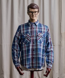 Coffee & Cigarettes（コーヒーアンドシガレッツ）の「10B7  Heavy Flannel One Wash Work Shirt / ヘビーネル ワンウォッシュ ワークシャツ C（シャツ/ブラウス）」