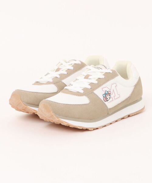 sanrio（サンリオ）の「【SANRIO】カジュアルシューズ（スニーカー・レディース・ベージュ/ネイビー/ブラック/グレー・23.0cm/23.5cm/24.0cm/24.5cm/22.5cm）」の4枚目の写真