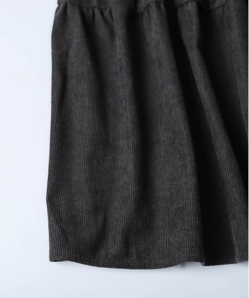 SUGAR BISKET（シュガービスケット）の「コーデュロイ ティアード フレアワンピース（ワンピース・レディース・ブラウン/カーキ/ブラック・C/フリー）」の8枚目の写真