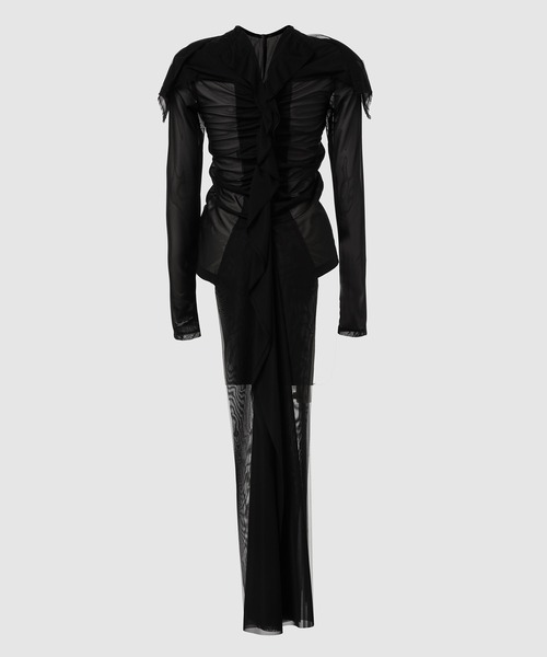 YOHEI OHNO（ヨウヘイオオノ）の「Neontetra Tulle Top（その他トップス・レディース・ブラック/ブラウン・36）」の5枚目の写真