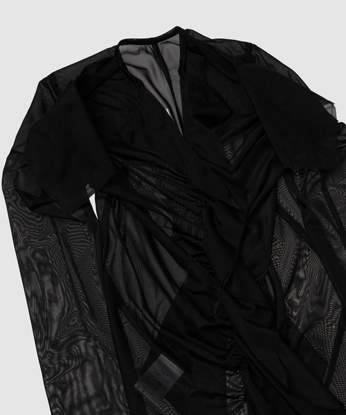 YOHEI OHNO（ヨウヘイオオノ）の「Neontetra Tulle Top（その他トップス・レディース・ブラック/ブラウン・36）」の7枚目の写真