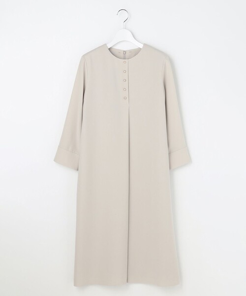 J.PRESS Ladies(J.プレス レディス)の「【2way】セラテリーダブルクロス 襟付き ワンピース(ワンピース・レディース・ブラック系/ベージュ系/ネイビー系・XS/S)」の9枚目の写真