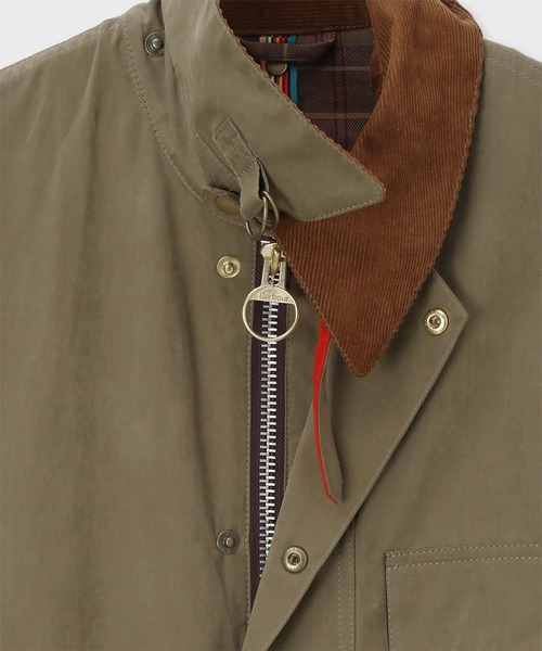 Paul Smith(ポールスミス)の「"Paul Smith Loves Barbour" Beeston ピーチスキンジャケット / 253701 MCA1086(その他アウター・メンズ・キャメル/ブラック・40/38/36/42)」の3枚目の写真