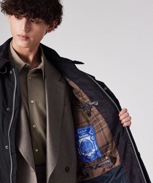 Paul Smith Loves Barbour' Beeston ピーチスキンジャケット