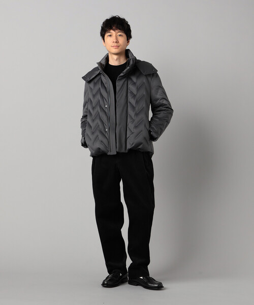 COMME CA MEN（コムサメン）の「太コーデュロイ 2タックパンツ（その他パンツ・メンズ・チャコールグレー/ブラック・S/M/L）」の4枚目の写真