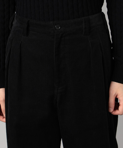 COMME CA MEN（コムサメン）の「太コーデュロイ 2タックパンツ（その他パンツ・メンズ・チャコールグレー/ブラック・S/M/L）」の15枚目の写真