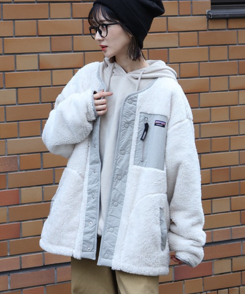 セール】【GERRY/ジェリー】ソフトボア ナイロン切替ノーカラー