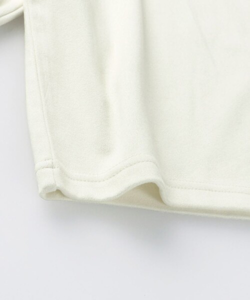 BRANSHES(ブランシェス)の「【もちもちニットソー】袖ボリューム長袖Tシャツ(Tシャツ/カットソー・キッズ・チャコールグレー/アイボリー/ブラウン・100/110/80/90/140/150/120/130)」の6枚目の写真