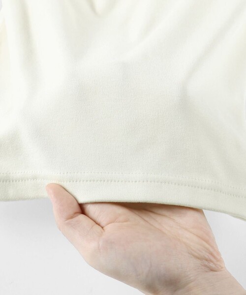 BRANSHES(ブランシェス)の「【もちもちニットソー】袖ボリューム長袖Tシャツ(Tシャツ/カットソー・キッズ・チャコールグレー/アイボリー/ブラウン・100/110/80/90/140/150/120/130)」の7枚目の写真