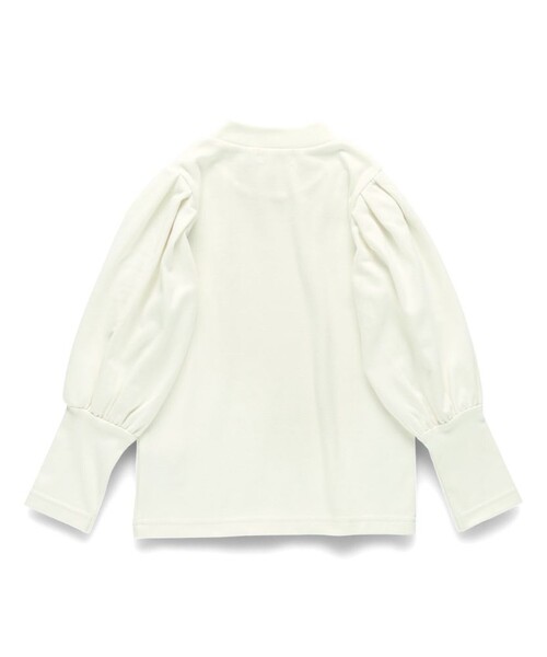 BRANSHES(ブランシェス)の「【もちもちニットソー】袖ボリューム長袖Tシャツ(Tシャツ/カットソー・キッズ・チャコールグレー/アイボリー/ブラウン・100/110/80/90/140/150/120/130)」の10枚目の写真