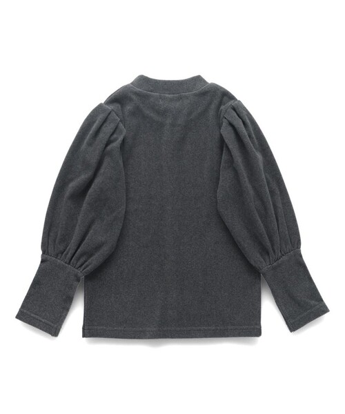 BRANSHES(ブランシェス)の「【もちもちニットソー】袖ボリューム長袖Tシャツ(Tシャツ/カットソー・キッズ・チャコールグレー/アイボリー/ブラウン・100/110/80/90/140/150/120/130)」の13枚目の写真
