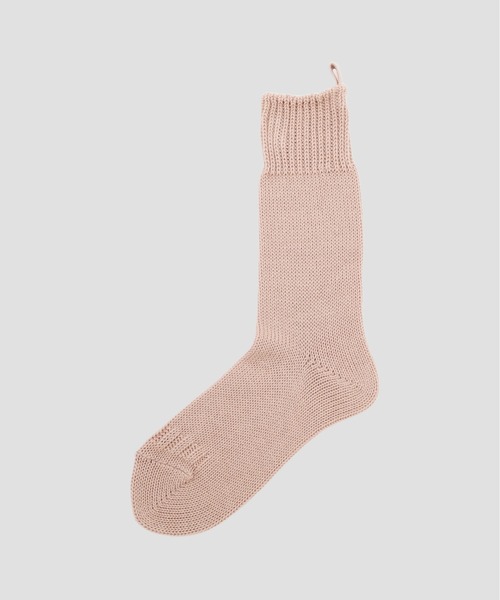MARGARET HOWELL（マーガレットハウエル）の「COTTON CASHMERE SOCKS（ソックス/靴下・レディース・ピンク/ホワイト/グレー・FREE）」の3枚目の写真