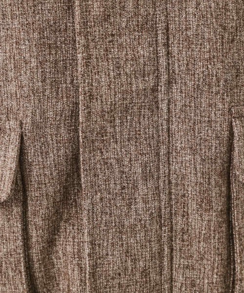 THE SHOP TK （ザ ショップ ティーケー ）の「ツイードフライトビッグブルゾン 【洗濯機OK／セットアップ可】（ブルゾン・メンズ・キャメル/グレー系その他4・02/03/04）」の17枚目の写真