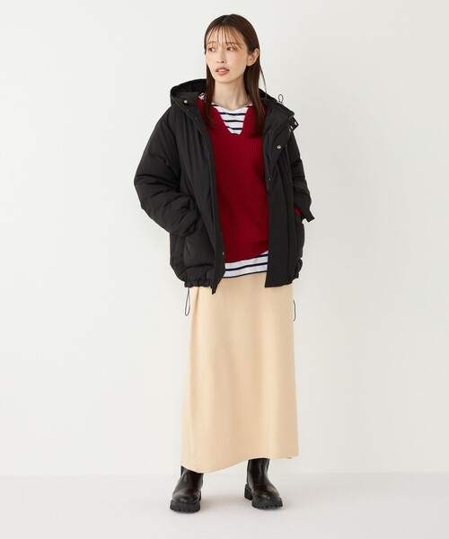 シップス カラーズ（SHIPS Colors）/SHIPS Colors: フード ダウン ジャケット◇ SHIPS Colors: フード ダウン ジャケット◇（ダウンジャケット/コート