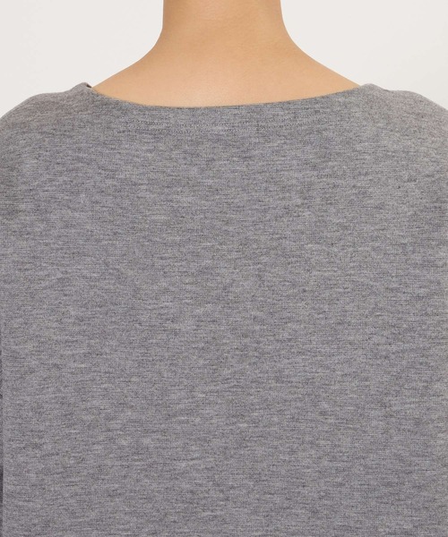 BARNYARDSTORM(バンヤードストーム)の「BARNYARDSTORM / TRスムースボートネックプルオーバー(Tシャツ/カットソー・レディース・ピンク/ホワイト/グレー・S/M)」の5枚目の写真
