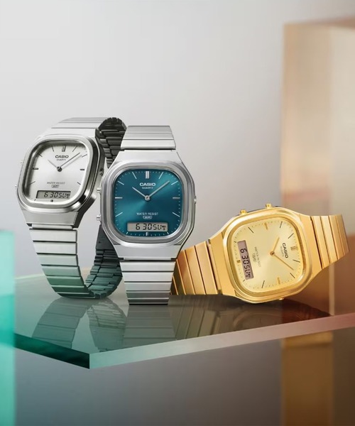 CASIO(カシオ)の「CASIO/カシオ 腕時計 CASIO CLASSIC AQ-240E-7AJF(アナログ腕時計・メンズ・シルバー・FREE)」の8枚目の写真