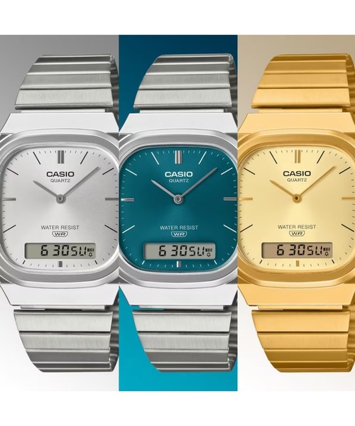 CASIO(カシオ)の「CASIO/カシオ 腕時計 CASIO CLASSIC AQ-240E-7AJF(アナログ腕時計・メンズ・シルバー・FREE)」の9枚目の写真