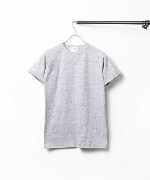 WHITE LINE(ホワイトライン)の「【RES】【WHITE LINE(ホワイトライン)】丸胴S撚りTシャツ(Tシャツ/カットソー・メンズ・グレー/ホワイト・44)」の1枚目の写真
