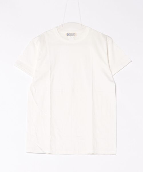 WHITE LINE(ホワイトライン)の「【RES】【WHITE LINE(ホワイトライン)】丸胴S撚りTシャツ(Tシャツ/カットソー・メンズ・グレー/ホワイト・44)」の10枚目の写真