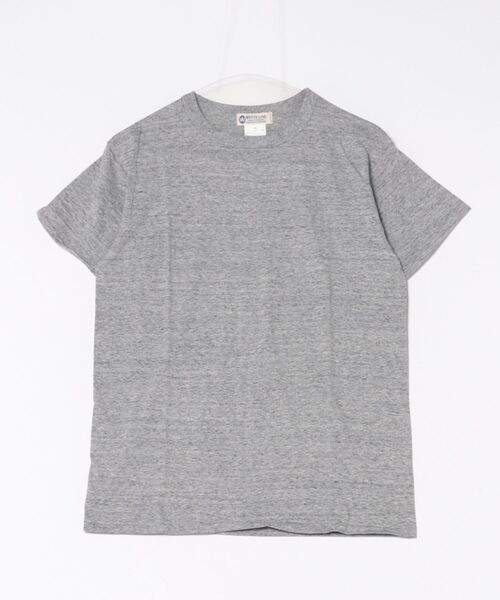 WHITE LINE(ホワイトライン)の「【RES】【WHITE LINE(ホワイトライン)】丸胴S撚りTシャツ(Tシャツ/カットソー・メンズ・グレー/ホワイト・44)」の11枚目の写真