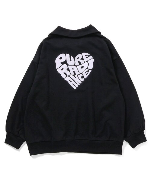 ハーフジップハートBIGトレーナー（スウェット）｜algy（アルジー）の