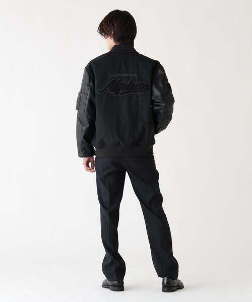 Alpha Industries(アルファインダストリーズ)の「Alpha Industries/アルファインダストリーズ/ALPHA LETTERMAN JACKET/レターマン ジャケット(ブルゾン・メンズ・ブラック・2XL/L/M/XL)」の5枚目の写真