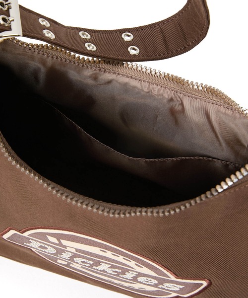 Casselini(キャセリーニ)の「【Dickies × Casselini】ラインストーンロゴショルダーバッグ(ショルダーバッグ・レディース・ブラック/サックスブルー/ブラウン/ベージュ・FREE)」の8枚目の写真