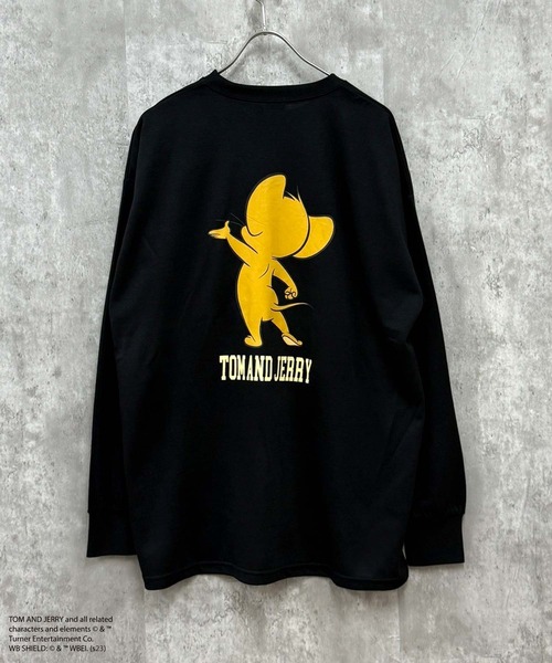 Tom&Jerry(トムアンドジェリー)の「【TOM&JERRY/トム&ジェリー】バックプリント BIGスウェット(スウェット・メンズ・ベージュ系その他2/ベージュ系その他/ベージュ系その他4/ブルー系その他/ネイビー/チャコール/ベージュ/ブラック系その他/ベージュ系その他3/グレー系その他/ブラック/カーキ/グレイッシュベージュ・L/M/XL)」の4枚目の写真