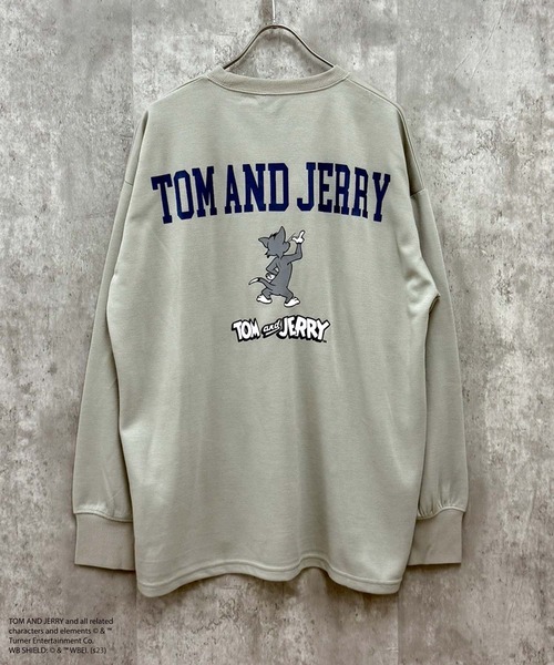 Tom&Jerry(トムアンドジェリー)の「【TOM&JERRY/トム&ジェリー】バックプリント BIGスウェット(スウェット・メンズ・ベージュ系その他2/ベージュ系その他/ベージュ系その他4/ブルー系その他/ネイビー/チャコール/ベージュ/ブラック系その他/ベージュ系その他3/グレー系その他/ブラック/カーキ/グレイッシュベージュ・L/M/XL)」の8枚目の写真