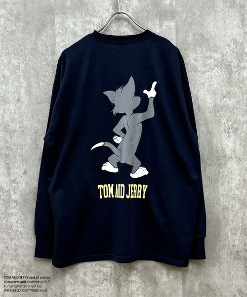 Tom&Jerry(トムアンドジェリー)の「【TOM&JERRY/トム&ジェリー】バックプリント BIGスウェット(スウェット・メンズ・ベージュ系その他2/ベージュ系その他/ベージュ系その他4/ブルー系その他/ネイビー/チャコール/ベージュ/ブラック系その他/ベージュ系その他3/グレー系その他/ブラック/カーキ/グレイッシュベージュ・L/M/XL)」の13枚目の写真