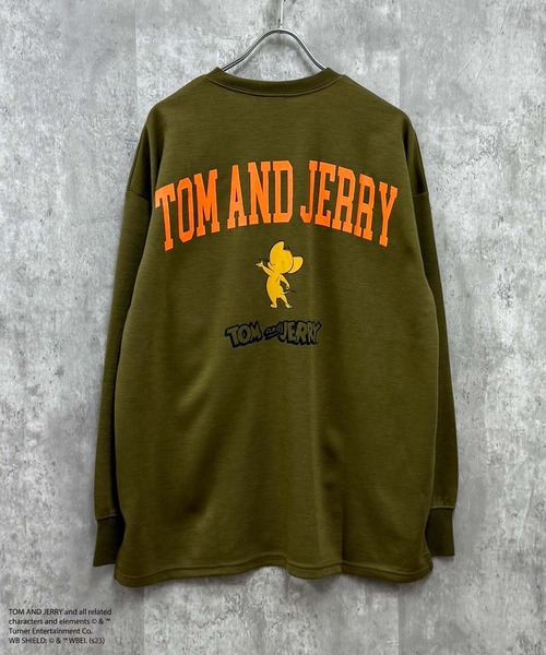 Tom&Jerry(トムアンドジェリー)の「【TOM&JERRY/トム&ジェリー】バックプリント BIGスウェット(スウェット・メンズ・ベージュ系その他2/ベージュ系その他/ベージュ系その他4/ブルー系その他/ネイビー/チャコール/ベージュ/ブラック系その他/ベージュ系その他3/グレー系その他/ブラック/カーキ/グレイッシュベージュ・L/M/XL)」の11枚目の写真