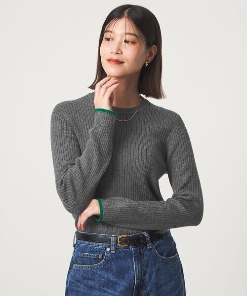 セール】【WEB限定】＜at ease＞ソデサキ バイカラー プルオーバー