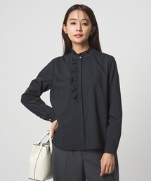 green label relaxing | フリル ディテール ブラウス マシンウォッシャブル UVカット(シャツ/ブラウス)