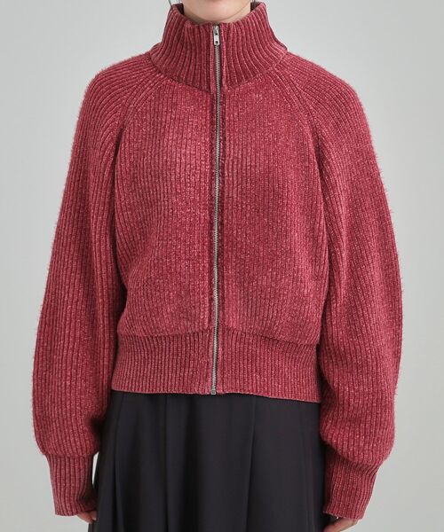 Cutie Blonde(キューティーブロンド)の「大人カジュアルスタイルに フェザーストライプモールブルゾン(ブルゾン・レディース・ボルドー/チャコール/ナチュラル・00)」の11枚目の写真