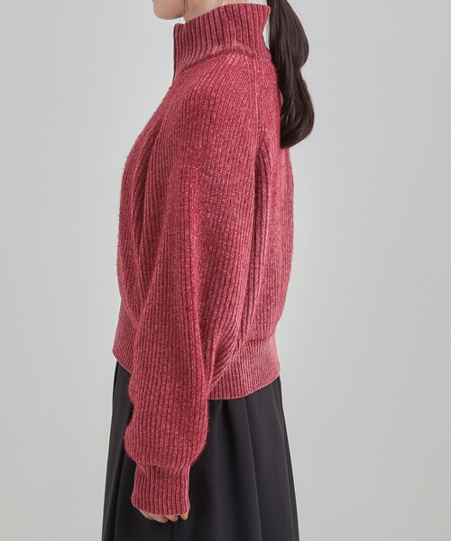 Cutie Blonde(キューティーブロンド)の「大人カジュアルスタイルに フェザーストライプモールブルゾン(ブルゾン・レディース・ボルドー/チャコール/ナチュラル・00)」の12枚目の写真