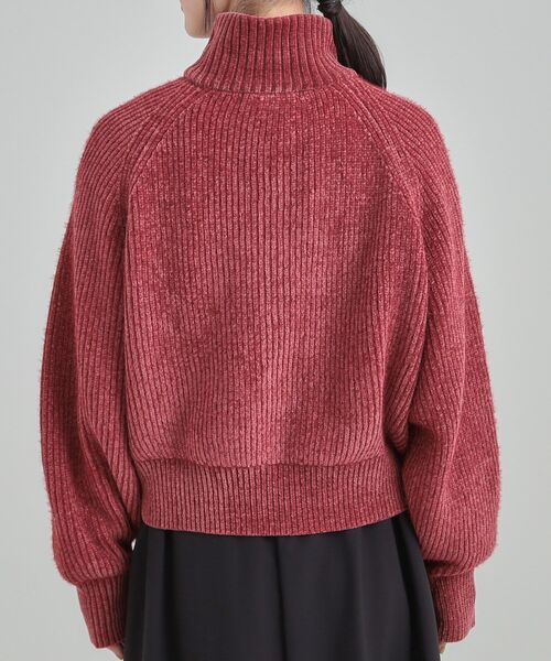 Cutie Blonde(キューティーブロンド)の「大人カジュアルスタイルに フェザーストライプモールブルゾン(ブルゾン・レディース・ボルドー/チャコール/ナチュラル・00)」の13枚目の写真