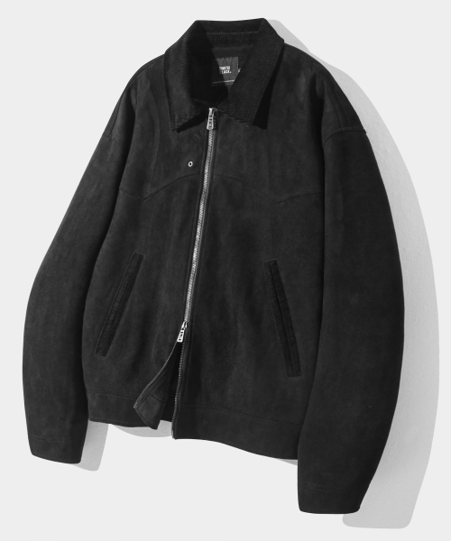 DIMITRI BLACK(ディミトリブラック)の「2WAY WESTERN VEGAN SUEDE JACKET_BLACK(MA-1・レディース・その他・X-LARGE/MEDIUM/LARGE)」の1枚目の写真