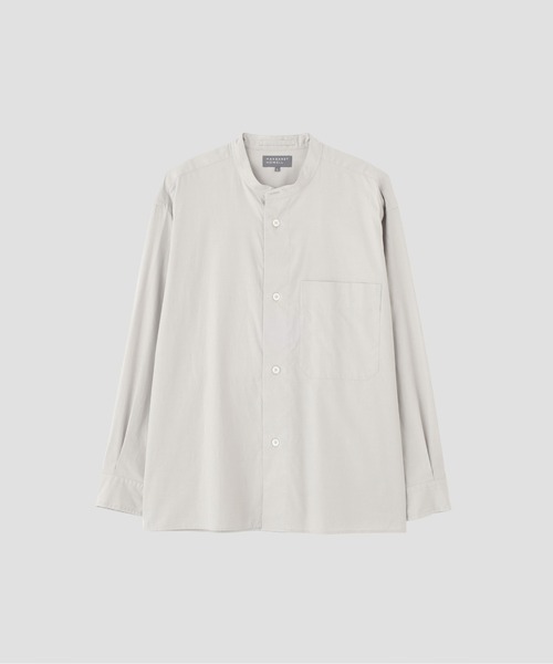 MARGARET HOWELL（マーガレットハウエル）の「BRUSHED COTTON TWILL（シャツ/ブラウス・メンズ・ライトグレー・SMALL/MEDIUM/LARGE）」の2枚目の写真
