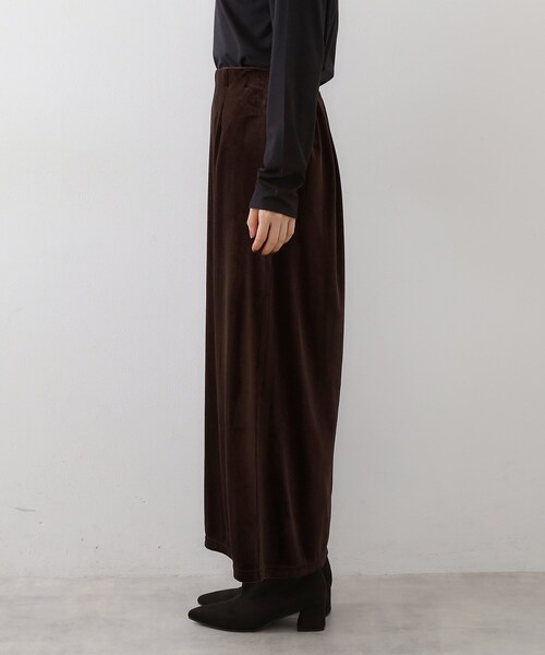THE SHOP TK (ザ ショップ ティーケー )の「ベロアナロースカート(スカート・レディース・ブラック/ダークブラウン・12/13)」の14枚目の写真