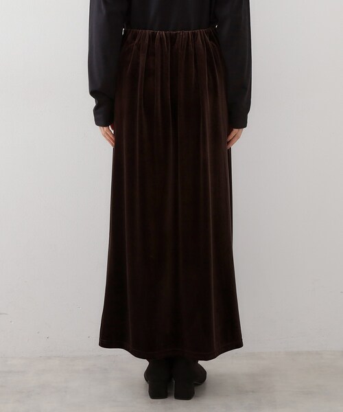 THE SHOP TK (ザ ショップ ティーケー )の「ベロアナロースカート(スカート・レディース・ブラック/ダークブラウン・12/13)」の13枚目の写真