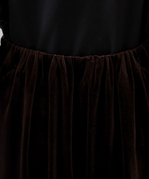 THE SHOP TK (ザ ショップ ティーケー )の「ベロアナロースカート(スカート・レディース・ブラック/ダークブラウン・12/13)」の11枚目の写真