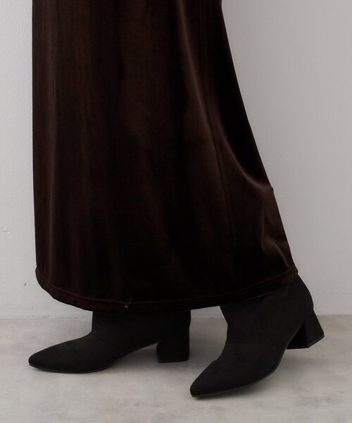 THE SHOP TK (ザ ショップ ティーケー )の「ベロアナロースカート(スカート・レディース・ブラック/ダークブラウン・12/13)」の10枚目の写真