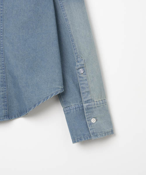 MILLO WOMEN（ミロウーマン）の「コルセットミディシャツ[フェードブルー]（シャツ/ブラウス・レディース・その他・SMALL/MEDIUM）」の6枚目の写真