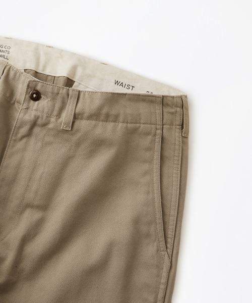 OUTSTANDING（アウトスタンディング）の「OFFICER CHINO PANTS_KHAKI（その他パンツ・レディース・その他・SMALL/MEDIUM/LARGE）」の4枚目の写真