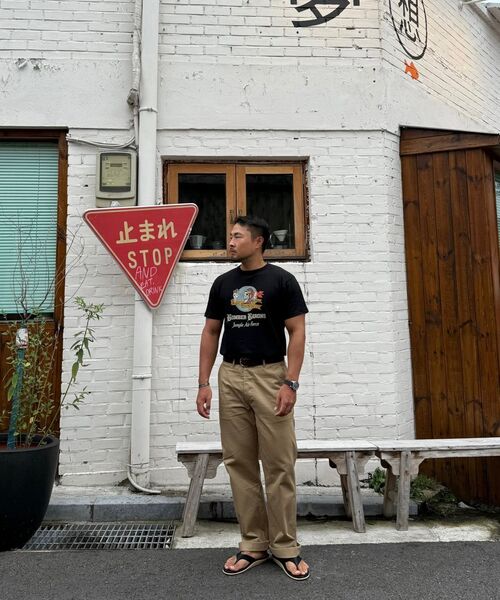 OUTSTANDING（アウトスタンディング）の「OFFICER CHINO PANTS_KHAKI（その他パンツ・レディース・その他・SMALL/MEDIUM/LARGE）」の13枚目の写真