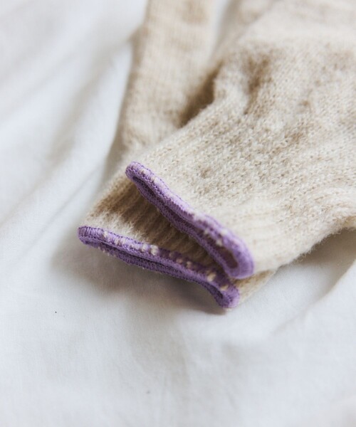 TEMBEA（テンベア）の「TEMBEA × FREAK'S STORE/テンベア × フリークスストア 別注GUNTE WOOL M 別注ウール 手袋 Mサイズ（手袋・メンズ・ライトグレー/ナチュラル/チャコールグレー/グレー・ONE SIZE）」の17枚目の写真