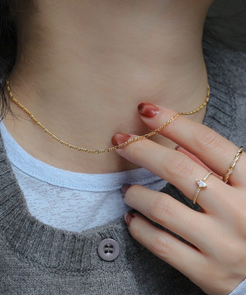 NOIR DE POUPEE（ノワールドプーペ）の「【WEB限定】silver925　リースリング（リング・レディース・ゴールド/ピンクゴールド・#6/#9/#10/#11/#15/#13）」の3枚目の写真