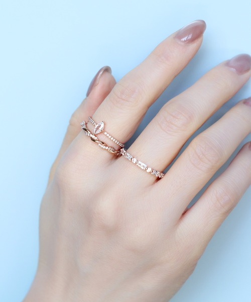 NOIR DE POUPEE（ノワールドプーペ）の「【WEB限定】silver925　リースリング（リング・レディース・ゴールド/ピンクゴールド・#6/#9/#10/#11/#15/#13）」の19枚目の写真