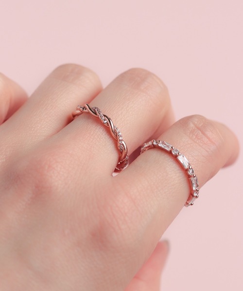 NOIR DE POUPEE（ノワールドプーペ）の「【WEB限定】silver925　リースリング（リング・レディース・ゴールド/ピンクゴールド・#6/#9/#10/#11/#15/#13）」の21枚目の写真